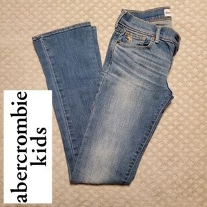 AbercrombieKids faded wash denim Jeans Girls 14